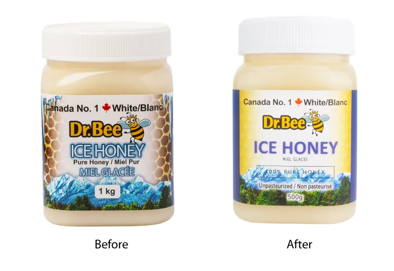 Ice Honey, Original / My Redesign, Shipped